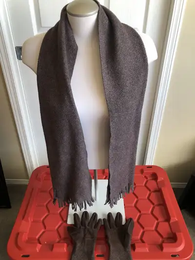 JACOB brown scarf and gloves set - one size, View more
