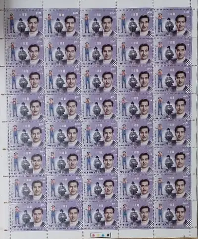 Scarce MNH sheet of Raj Kapoor