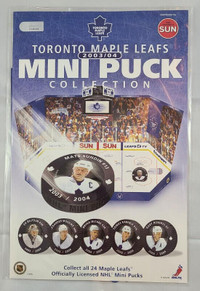 2003-04 TORONTO MAPLE LEAFS Mini Puck Collection