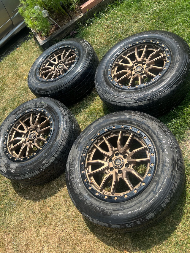 265/60/18 fuel rebel 6x120 Chevrolet Colorado gmc canyon . in Tires & Rims in Mississauga / Peel Region - Image 2