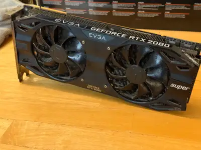 Well taken care of 2080 Super used in video production & rendering. Recently deep-cleaned.