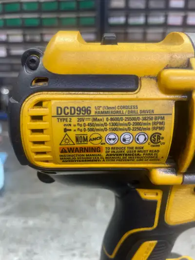 dewalt three speed hammer drill XR, View more