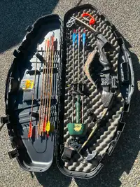 Compound Bow and Arrow Set and Target