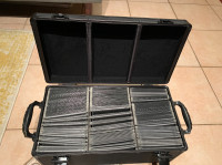 "Case-it" Premium Aluminum Storage Carrying Case for CDs
