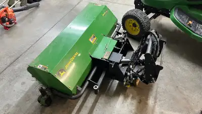 Selling a 2025 John Deere lawn sweeper 52”. Purchased the lawn sweeper late this Spring, only slight...