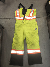 Large safety pants overalls for winter used