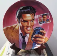 Elvis Presley, coffrets cds, assiette de collection