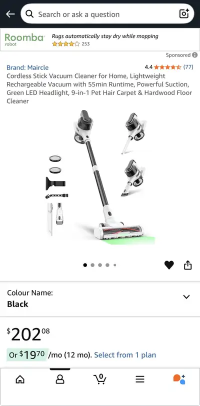 Cordless Stick Vacuum Cleaner, View more