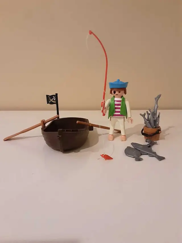Playmobil Fisherman and Rowboat  in Toys & Games in Ottawa - Image 2