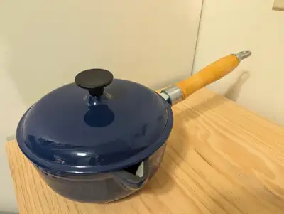 New enamelled cast iron sauce pan, View more