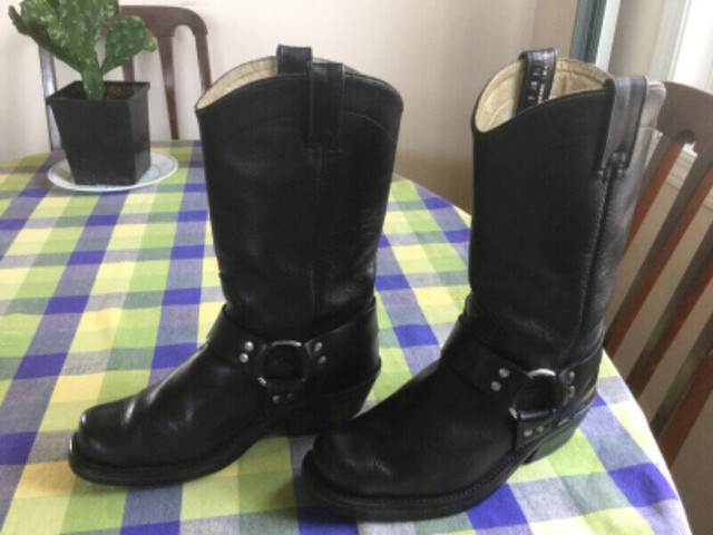 Ladies BIKER BOOTS ** Size 8 M ** Canada West Boots in Women's - Shoes in Edmonton