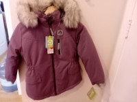 Manteau d'hiver Perlinpinpin fille 7 ans