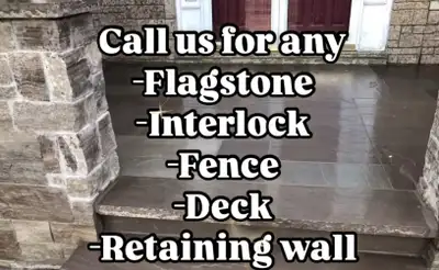FREE MASON HANDYMAN, FLAGSTONE, PAVERS, BRICKS, CONCRETE, BLOCKS, View more