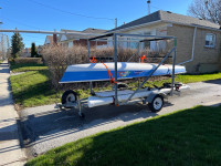 Laser 2 sailboat / dinghy, including trailer and dolly