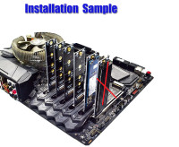 Ngff M.2 Nvme Ssd To Pci-E 1X Adapter M-Key Interface Full-Speed