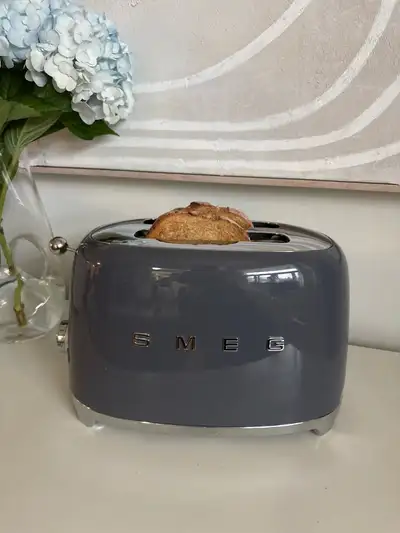SMEG Toaster Gray & Chrome - Lightly Used, View more