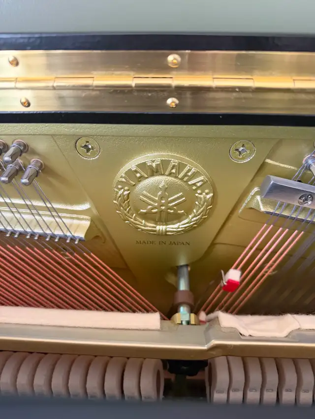 Yamaha YUS5 Professional Upright Piano (2010) – Polished Ebony – in Pianos & Keyboards in City of Toronto - Image 11