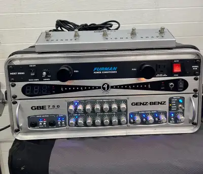 Genz Benz GBE750 bass amp head very good condition, View more