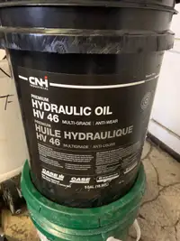 New pail of Hydraulic Oil
