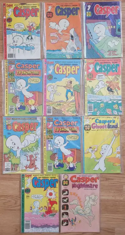 Collection of Vintage Casper Comic Books, View more