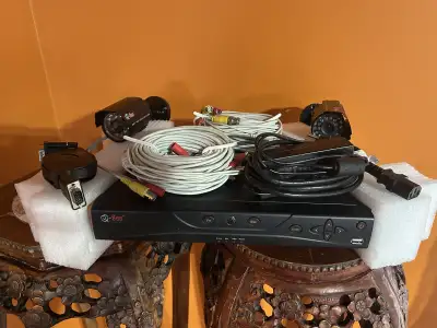 Q-See QC444 Digital Video Recorder with Cameras, View more