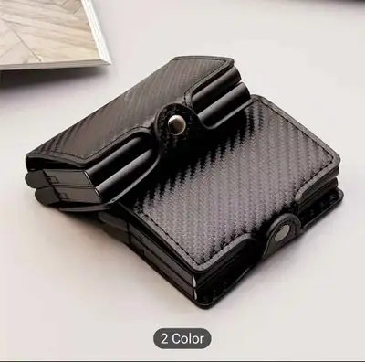 Carbon Fiber Slim RFID Blocking Wallet, View more