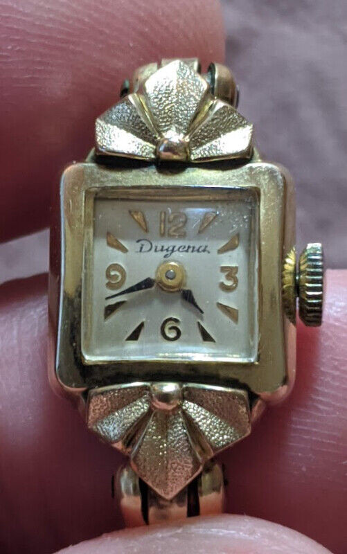 Dugena ladies gold on sale watch