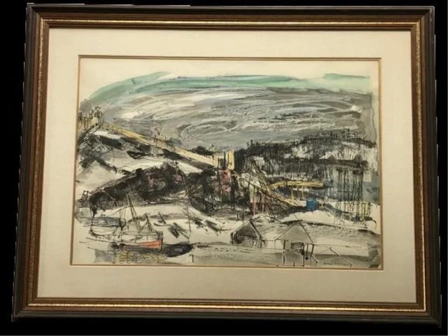 Henri Masson Watercolour Painting "North Shore Landscape" in Arts & Collectibles in Ottawa
