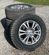 Ford F150 Rims with Blizzak DM-V2 Winter Tires For Sale