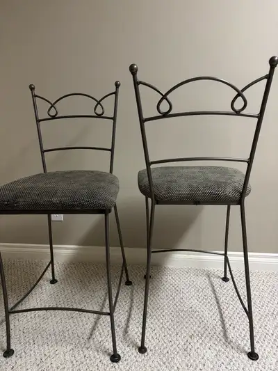 2 Wrought Iron Chairs, View more
