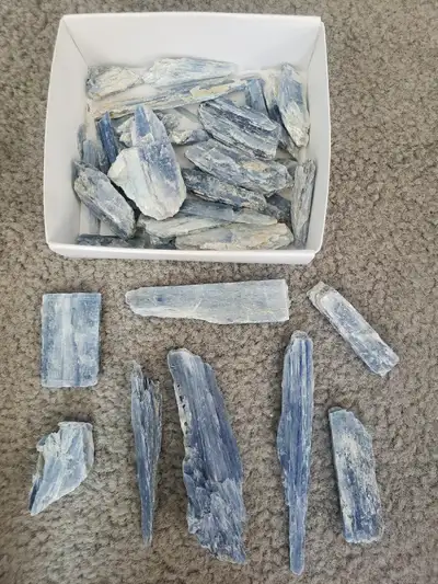 Raw Blue Kyanite Shards ( box of ), View more