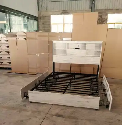 Brand new queen bed frame available with free delivery, View more