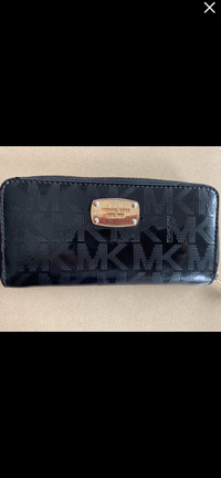 Wallets, Michael Kors Black Patent Full Zip &amp; Kate Spade