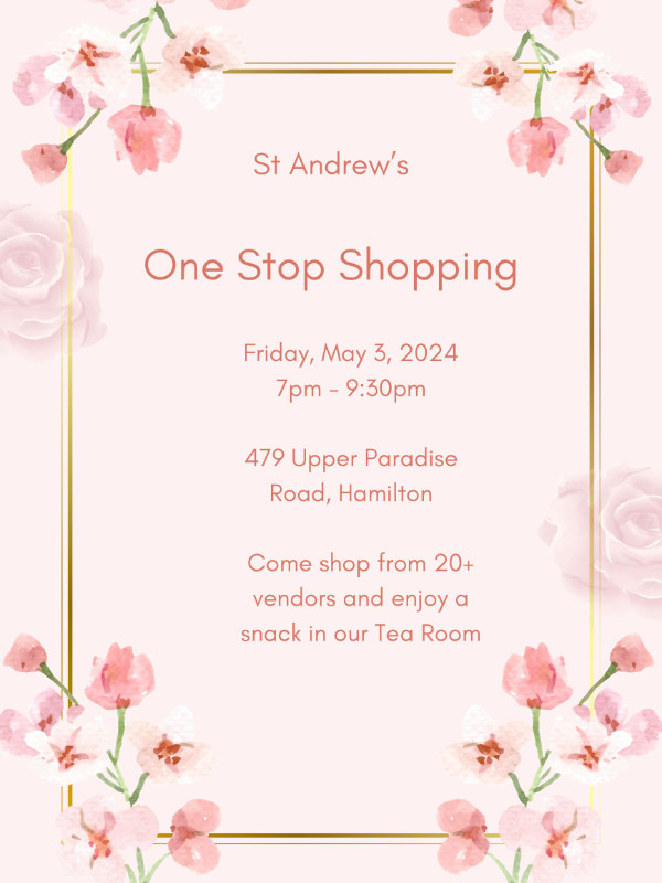 St Andrew's One Stop Shopping in Events in Hamilton