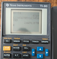 Texas Instruments TI-80 Graphing Calculator