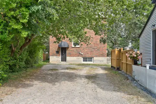 2 bedroom apartment, upper floor. Large living room with huge window, eat in kitchen and bonus den....