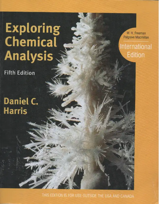 Exploring Chemical Analysis: International Edition - in Textbooks in Longueuil / South Shore - Image 2