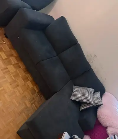 Leon’s Grey Sectional Couch, View more