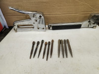 2 Arrow staplers and 10 nail counter sink punches