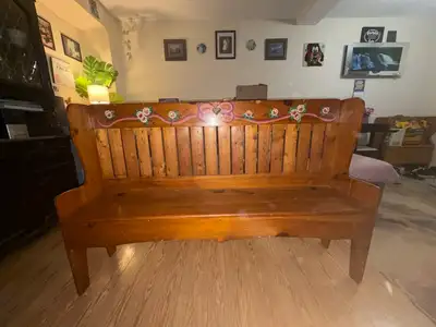 wooden storage bench , View more