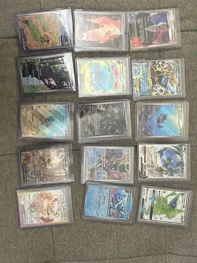 All cards are NM Looking to trade. Mainly looking for Tag Teams& Mega Cards But feel free to send of...