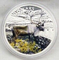 2014 $20 silver The Woodland Caribou