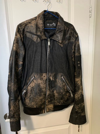 Faux (?) Leather Jacket