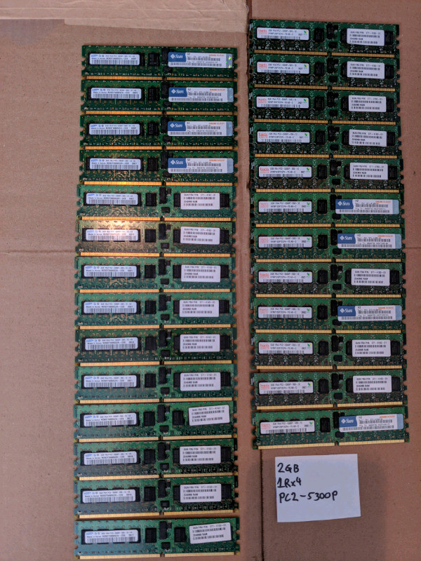 2GB DDR2 PC2-5300 ECC RAM, Memory - Lots available in Servers in Markham / York Region - Image 4