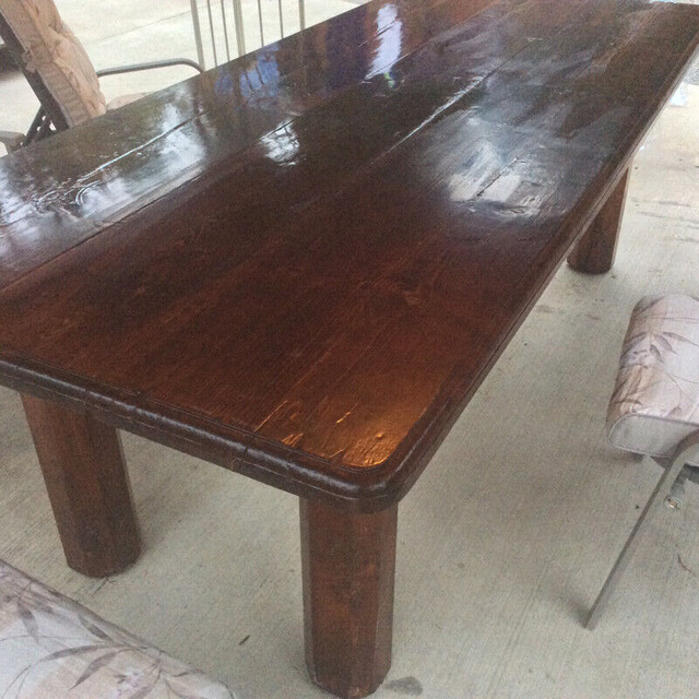 GRANDE TABLE neuve  style Antique dans Autres tables  à Edmundston - Image 3