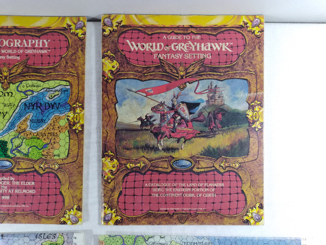 AD&D WORLD OF GREYHAWK Fantasy Game Setting Box Set dans Art et objets de collection  à Moncton - Image 4