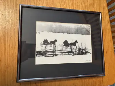 I'm offering a framed photograph by Kitchener-Waterloo area photographer James Hertel, capturing a M...