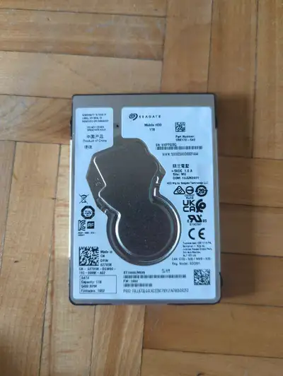 Capacity - 1TB 5400 RPM