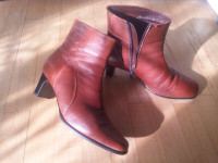 Stylish Leather Boots (Women's Ankle)