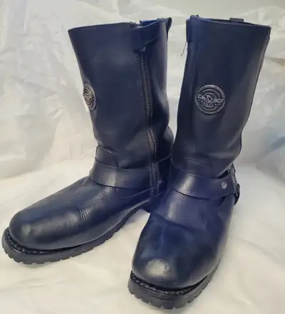 Milwaukee Motorcycle Leather Boots Mens Size 10EEE, View more